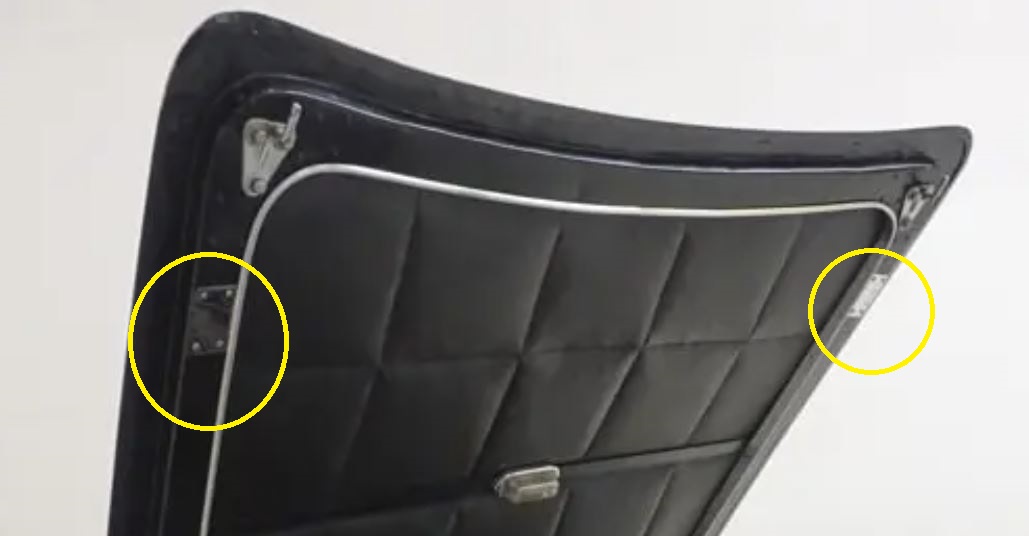 Lamborghini 400 GT - Plate at Front Hood / Platte an Haube vorne