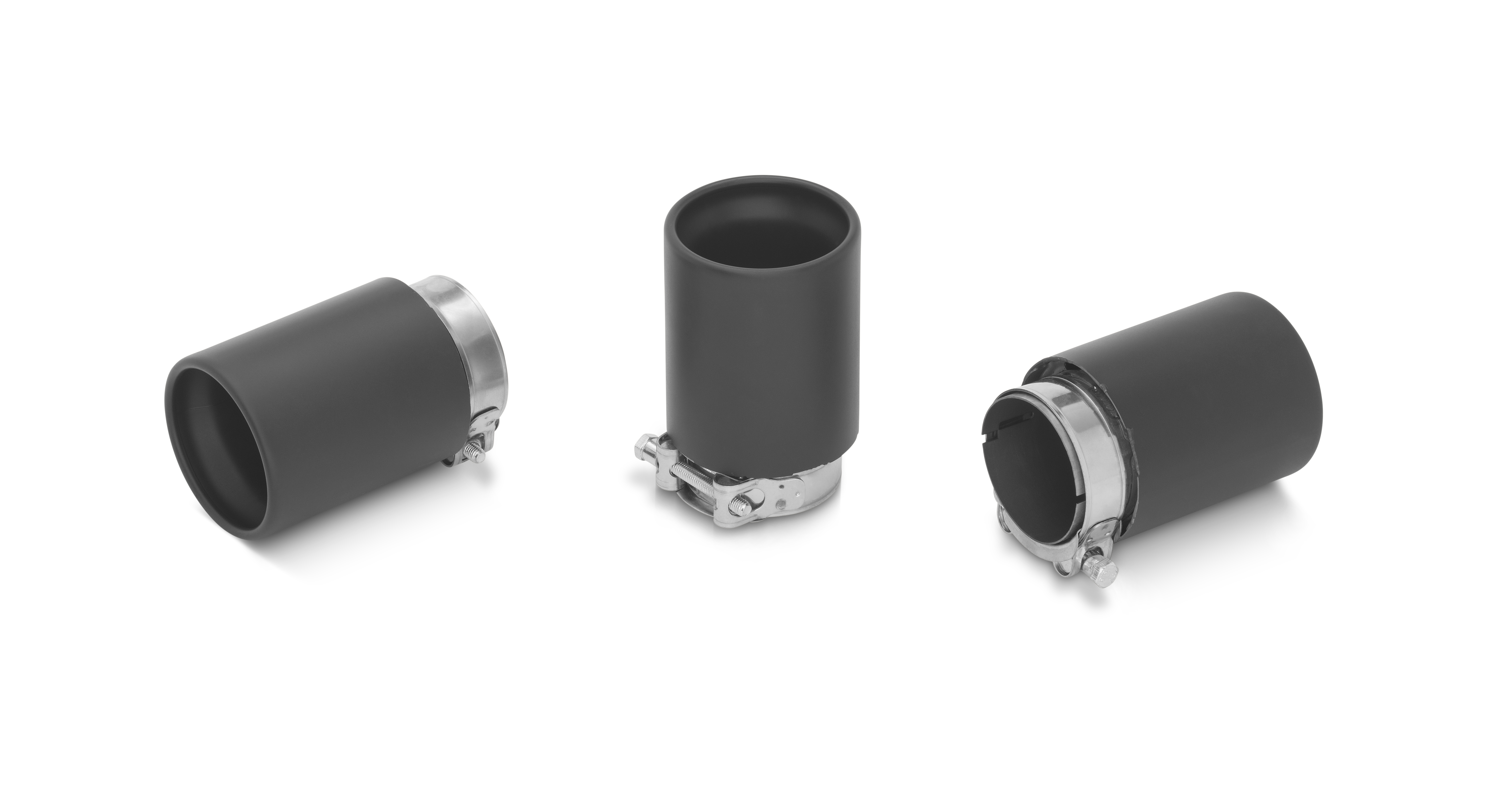 TUBI STYLE - PORSCHE BMW 94 mm BLACK END TIP