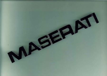 MASERATI - Script / Schriftzug