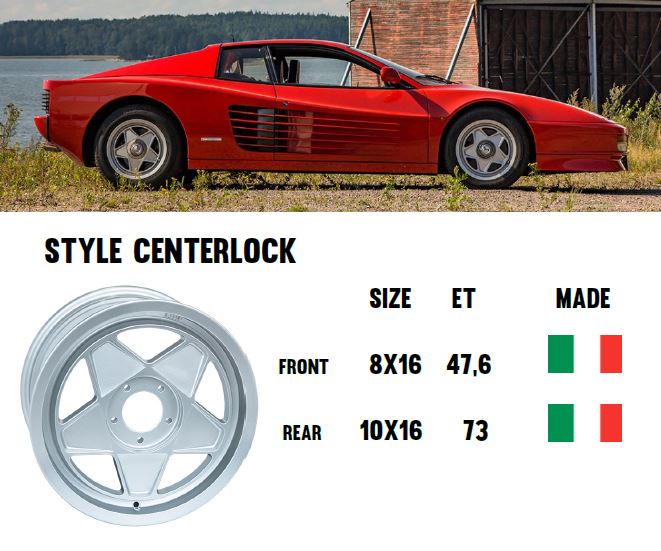 10 x 16 - Wheel Rim rear / Felge hinten