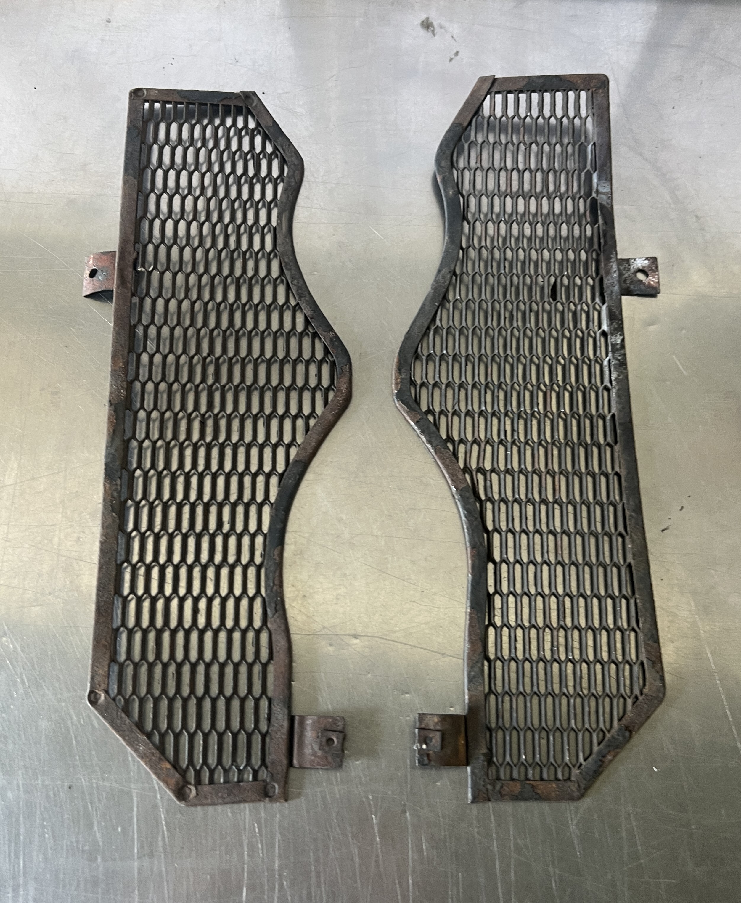 Pair of Front Grilles / Paar Frontgitter