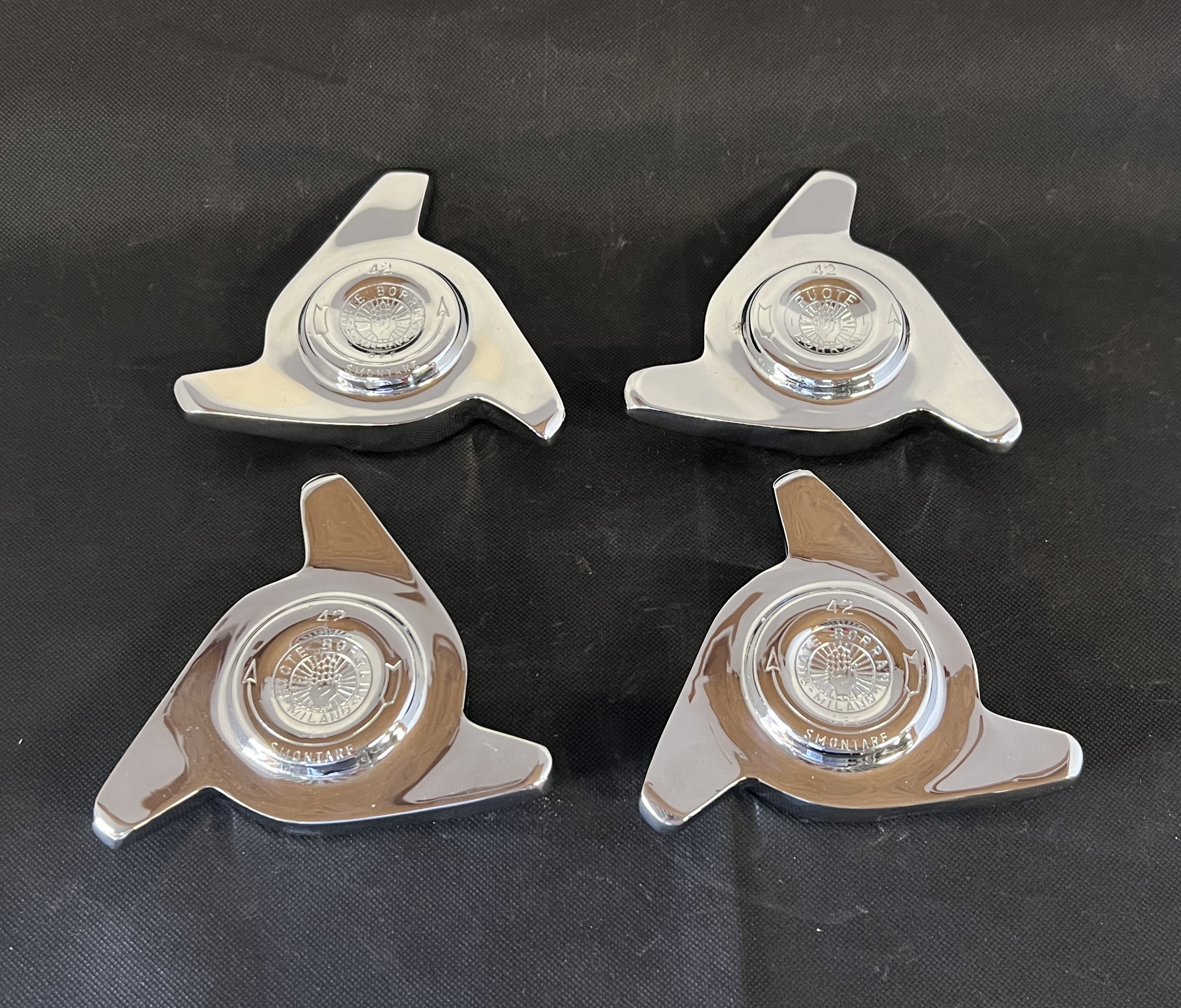 Ruote Borrani 42mm - Knock Off Spinner Set / Zentralverschluss Muttern Satz