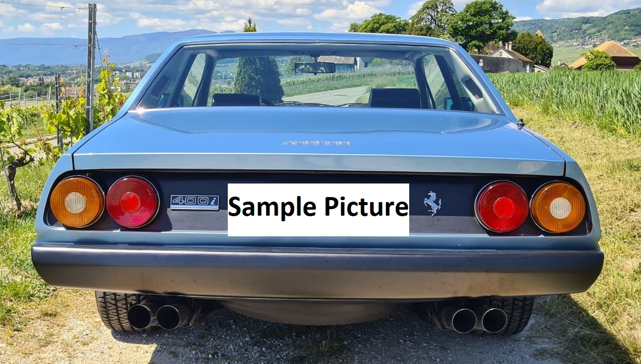 Ferrari 400 - Rear Bumper / Stoßstange hinten