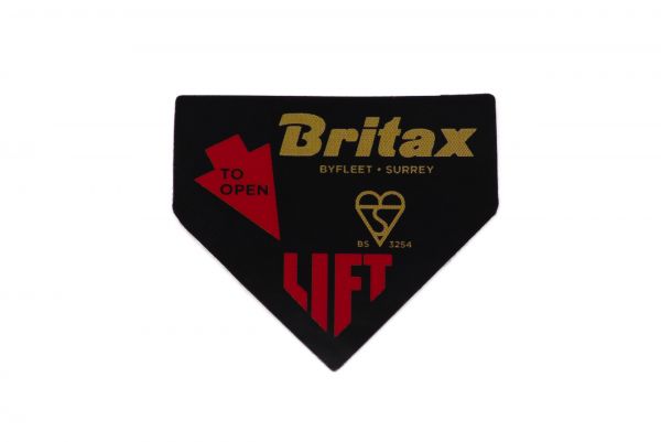 BRITAX - Seat-Belt Buckle Sticker / Aufkleber Gurtschloss