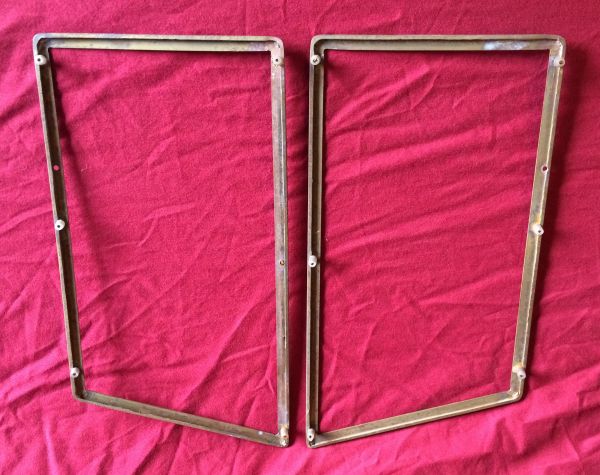 Brass Frames for Door Protection - Pair / Messing Rahmen für Türschutz - Paar