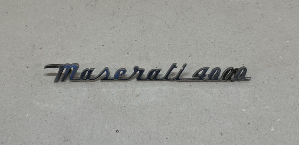 Maserati 4000 - Script / Schriftzug